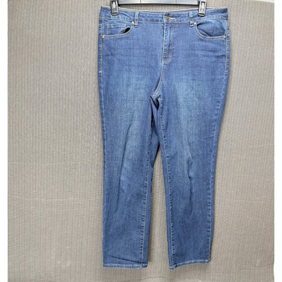 Architect Denim - Architect Womens Size 12 Straight Leg Blue Jeans Cotton Blend